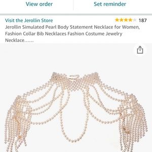 Pearl body necklace